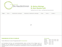 Tablet Screenshot of die-hautaerztinnen.at